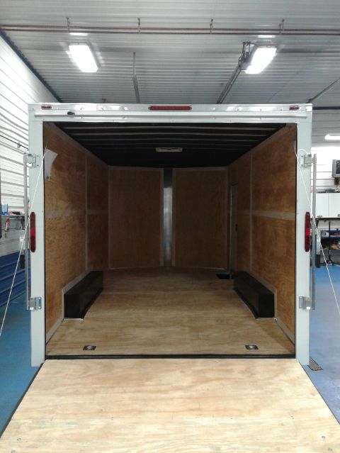 Homesteader Intrepid 8.5x16 Slope Nose White Interior