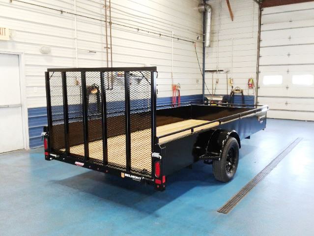 Belmont 614 Solid Sides Black Rear