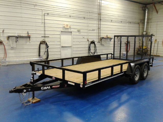 CAM 16ft Landscape Trailer Spring Assist Gate