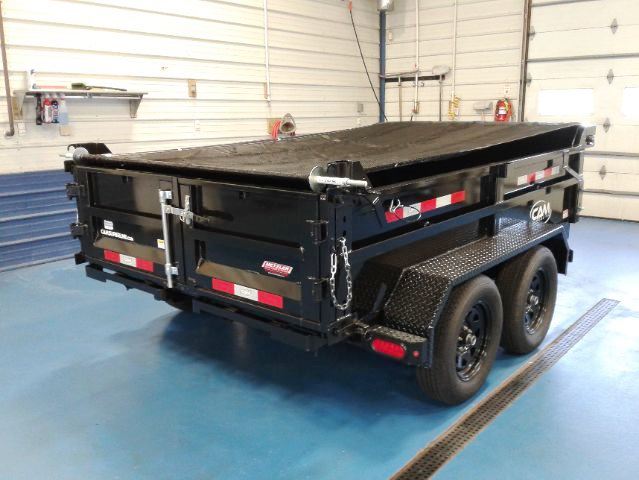 New Style Cam 6x10 Dump Trailer With Tarp Rear