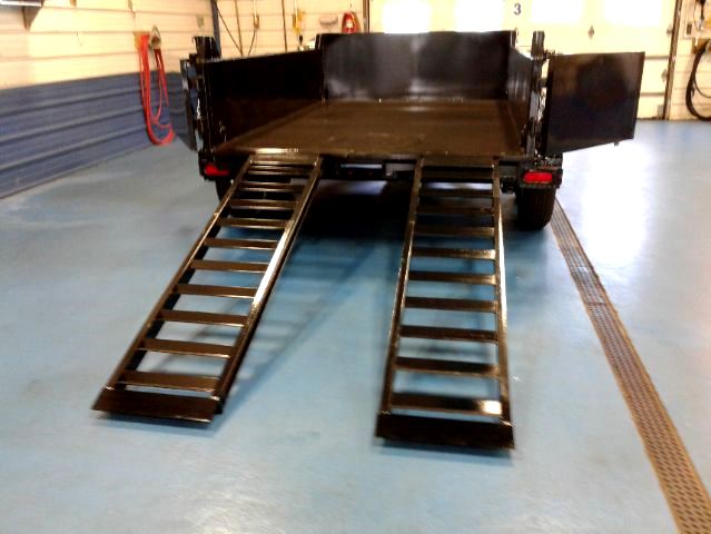 New Style Cam 6x10 Dump Trailer With Tarp Ramps