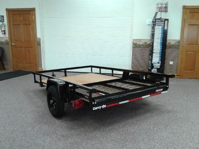 Carry-On 5x8 2000 GVW Rear Gate - Metzler Trailer