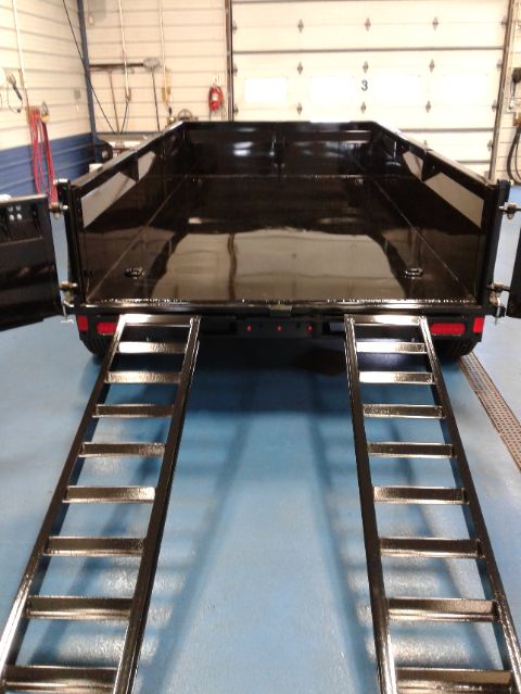 7x12 Bwise Dump, Ramps, Combo Gate and D-rings. New Style Rear