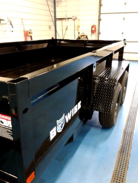 7x12 Bwise Dump, Ramps, Combo Gate and D-rings. New Style Left