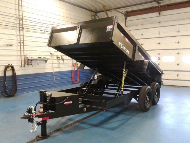 B-Wise New Style 7x14 Dump Trailer Front