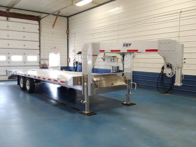 Metzler Trailer Eby Gooseneck Deckover 16K Front