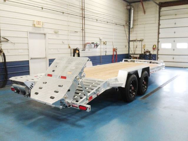 Galvanized B-Wise Equipment Trailer 17600 GVW Rear