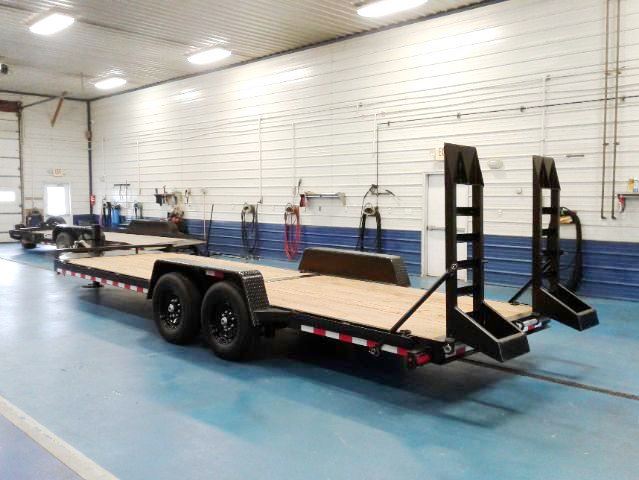 B-Wise 22ft 14,000 Lb Equipment Trailer or Buggie Hauler Trailer Rear