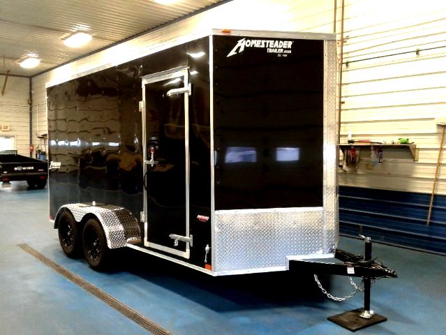 7x14 Tall Black Homesteader Intrepid