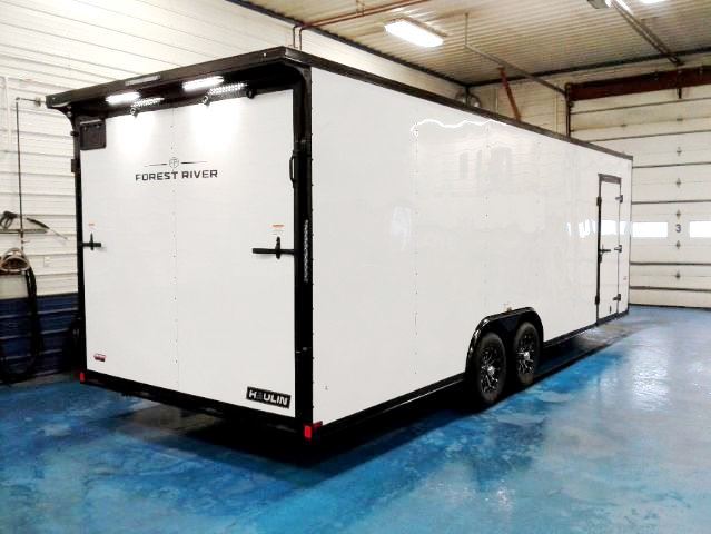 Haulin 8.5X24 10K Rear Spoiler Aluminum Interior Walls, Deck tred Floor Rear