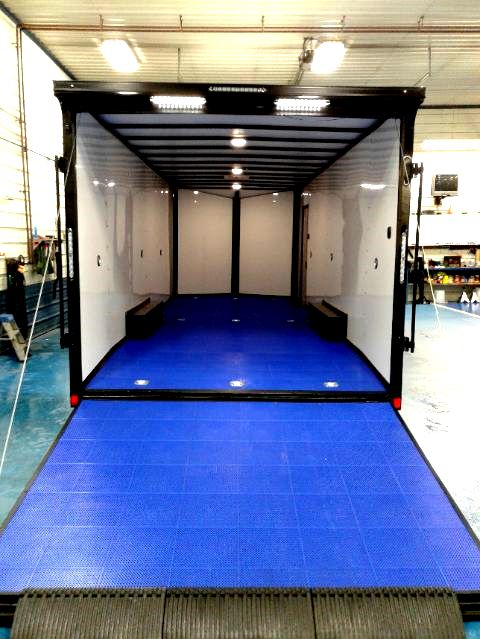 Haulin 8.5X24 10K Rear Spoiler Aluminum Interior Walls, Deck tred Floor