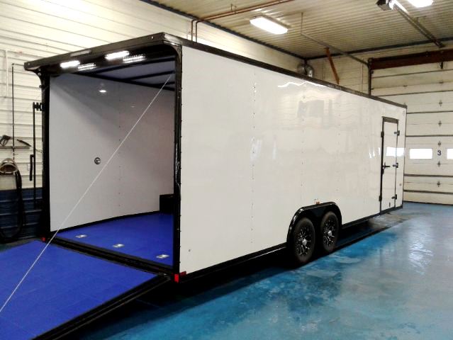 Haulin 8.5X24 10K Rear Spoiler Aluminum Interior Walls, Deck tred Floor Side