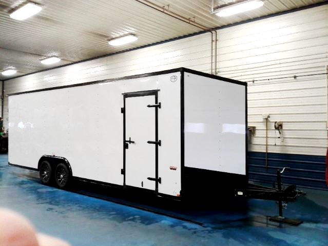 Haulin 8.5X24 10K Rear Spoiler Aluminum Interior Walls, Deck tred Floor Front