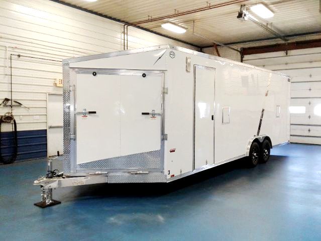Lightning 24ft Car/ Snowmobile Trailer Front