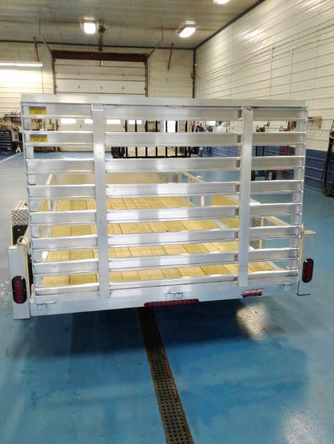 Aluminum 6x12 Aluminum Utility Rear