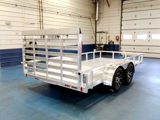 Sport Haven 7x14 Tandem Axle Deluxe With Full Length Slide Track